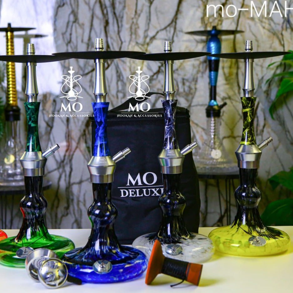 MO Shisha Marble Multiple Colors - أرجيلة الرخامية المانية من "ام او" عدة الوان