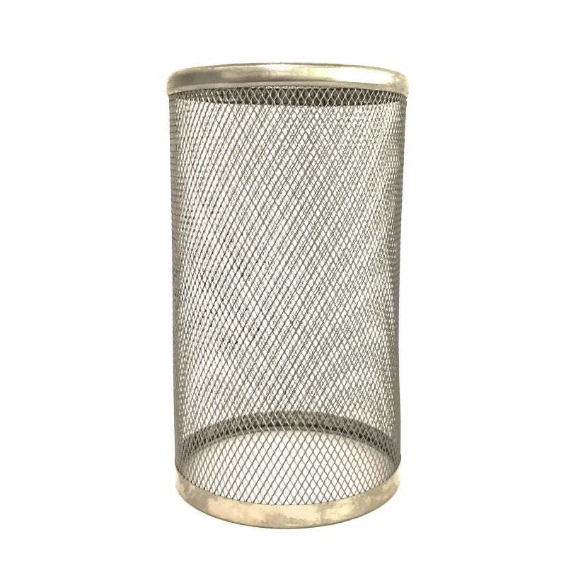 Metal Mesh Bowl Wind Cover Silver - طربوش غطاء رأس سيلفر