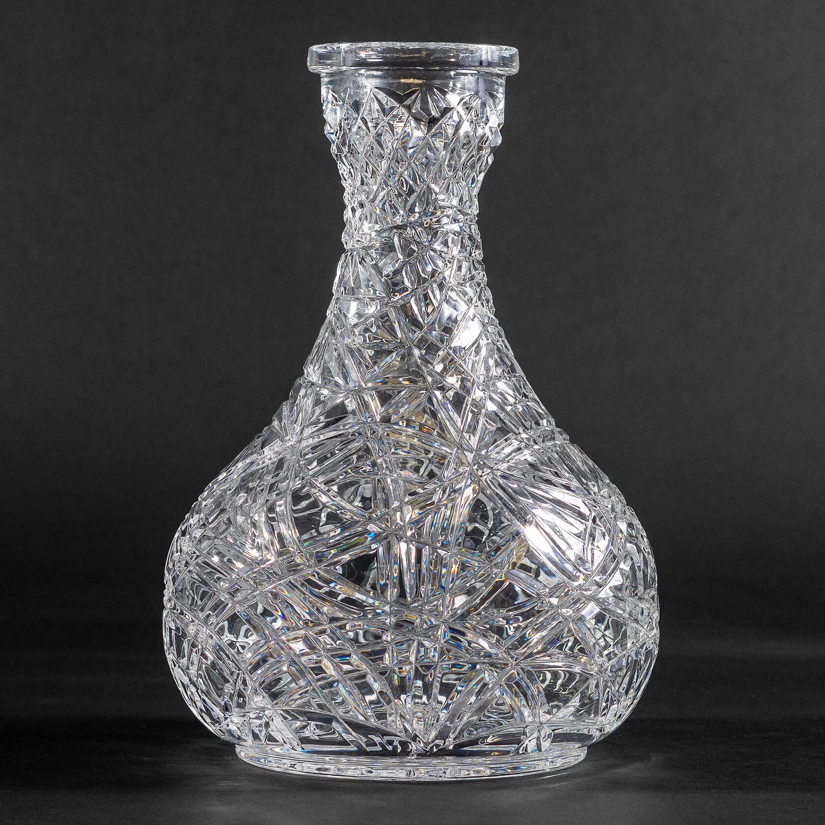 UnionHookah Crystal Flask - Curved