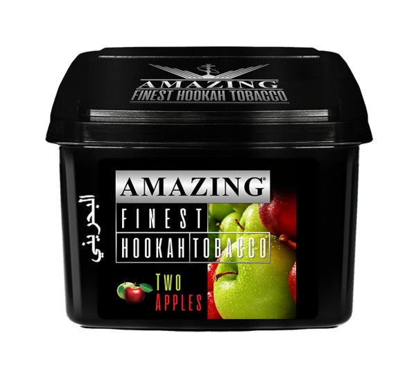 Amazing Molasses Two Apples Bahraini - معسّل أميزنج تفاحتين اشقر بحريني