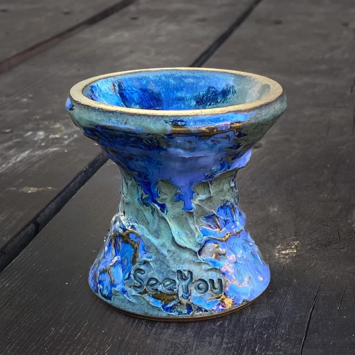 SeeYou Drip Bowl Blue Green