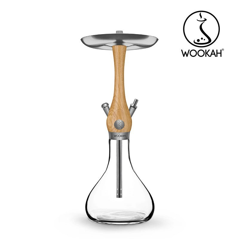 WOOKAH Mini Smooth Oak with Glass Base