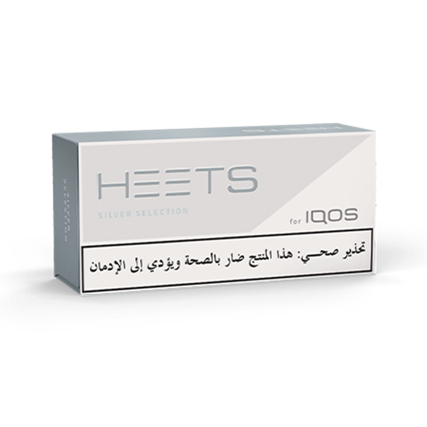 HEETS For IQOS Silver Label Carton of 10 Packs - كروز هيتس سلفر - Shishabox