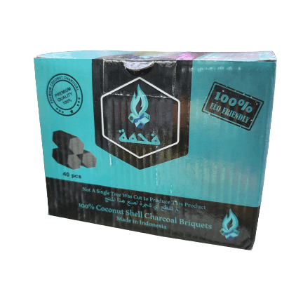 Fahmeh Hexagonal Shisha Charcoal (0.5 KG) - فحم فحمه السداسي - Shishabox