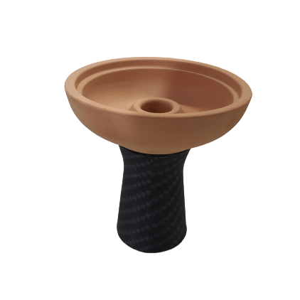 Funnel Tobacco Cup (Clay & Silicone) - راس ارجيلة نفق سيليكون + فخار - Shishabox