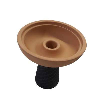 Funnel Tobacco Cup (Clay & Silicone) - راس ارجيلة نفق سيليكون + فخار - Shishabox