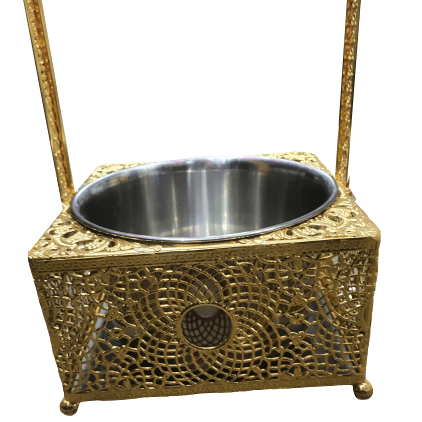 Charcoal Holder Gold - حماله فحم ذهبي - Shishabox