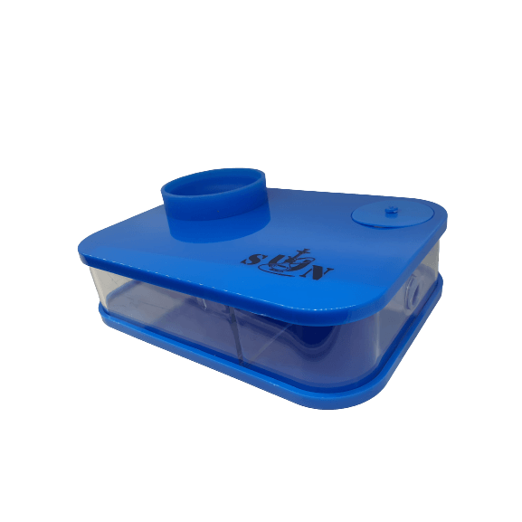 Office Rectangular Shisha (Blue) - أرجيلة مكتبية مستطيلة ازرق - Shishabox