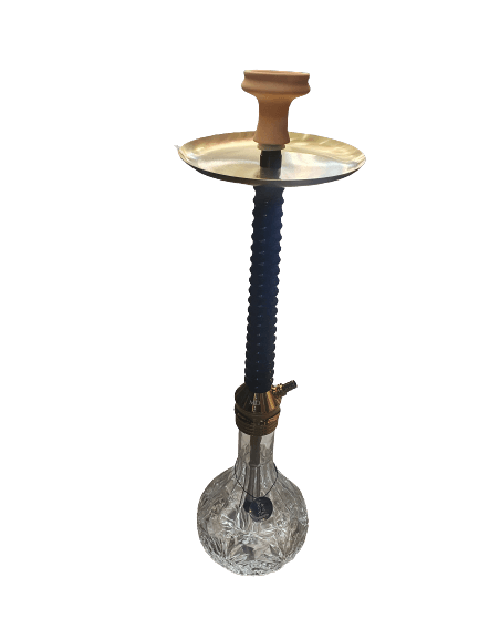 MO Shisha Fountain German Black - أرجيلة ألمانية ٨٠ تنفيسة لون أسود - Shishabox