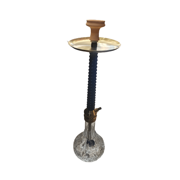 MO Shisha Fountain Blue - أرجيلة ألمانية ٨٠ تنفيسة لون أزرق - Shishabox