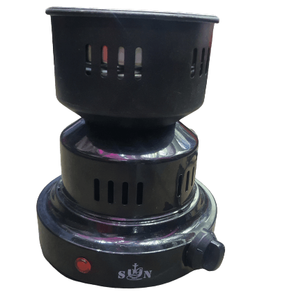 Sun Charcoal Electric Burner - ولاعة سن الكهربائية مع ملقط - Shishabox