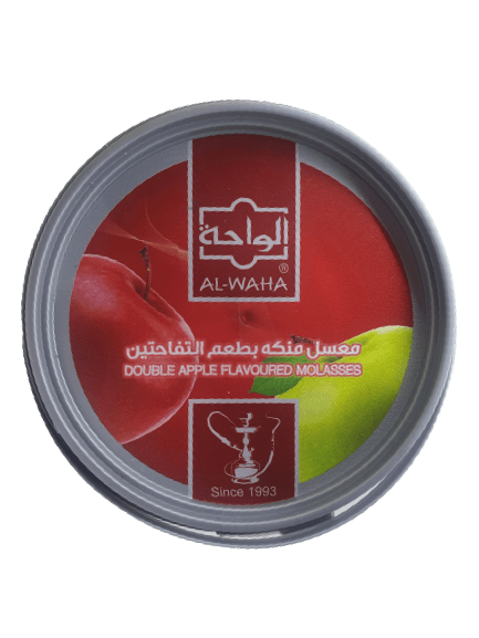 Al Waha Molasses Double Apple - معسّل الواحة تفاحتين أشقر - Shishabox