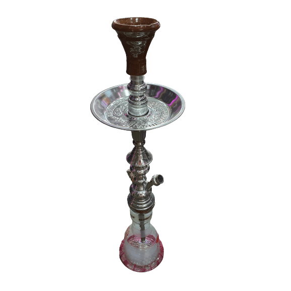 Khalil Mamoon Stainless Hookah - أرجيلة خليل مأمون ستانلس - Shishabox