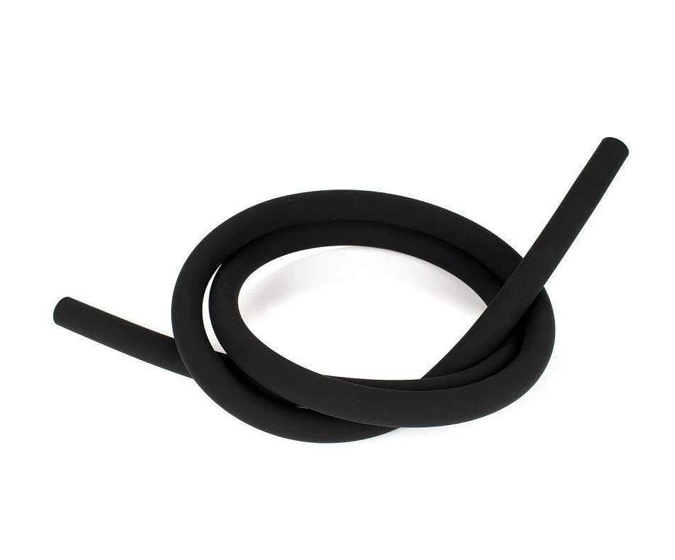 Silicone Hose Black - بربيش سيليكون اسود - Shishabox