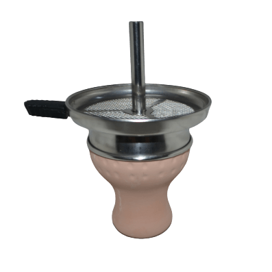 Tobacco Cup (Clay + Tray ) - راس أرجيلة فخار مع غطاء - Shishabox