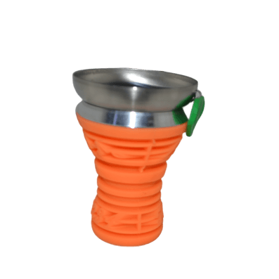 Tobacco Head  Stainless & Silicone (Music) Orange - راس أرجيلة ميوزك ستانلس و سيليكون - Shishabox