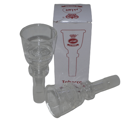 Al Fakher Tobacco Glass Head 3 (Bowl) - راس أرجيلة زجاجي الفاخر - Shishabox