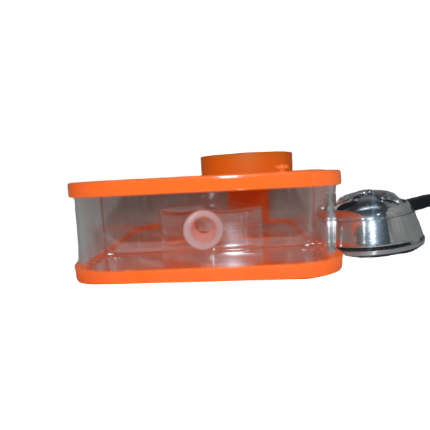 Office Rectangular Shisha (Orange) - أرجيلة مكتبية مستطيلة برتقالي - Shishabox