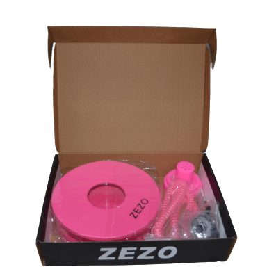 Office Circular Shisha (Pink) - أرجيلة مكتبية دائرية زهري - Shishabox