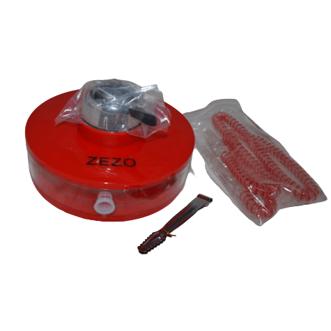 Office Circular Shisha (Red) - أرجيلة مكتبية دائرية أحمر - Shishabox