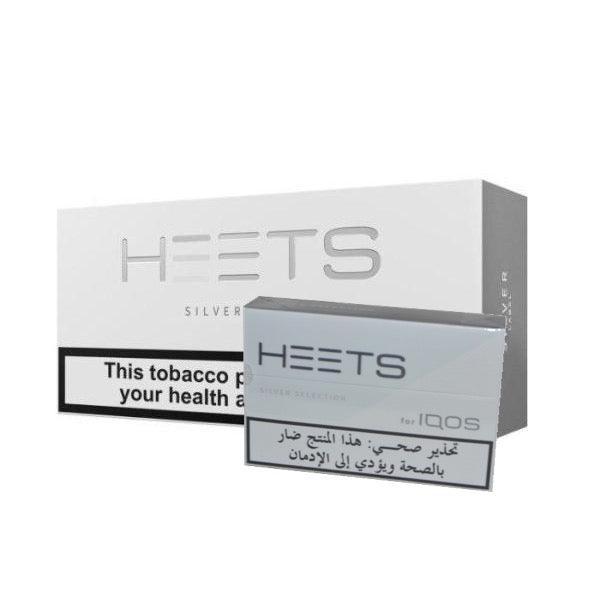 HEETS For IQOS Silver Label Carton of 10 Packs - كروز هيتس سلفر - Shishabox