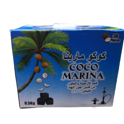 COCO Marina Cubic Charcoal (0.5 KG) - فحم كوكو مارينا المكعب - Shishabox