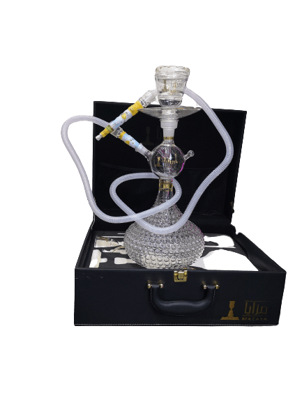 Mazaya glass shisha New (Large) - أرجيلة مزايا الحجم الكبير - Shishabox