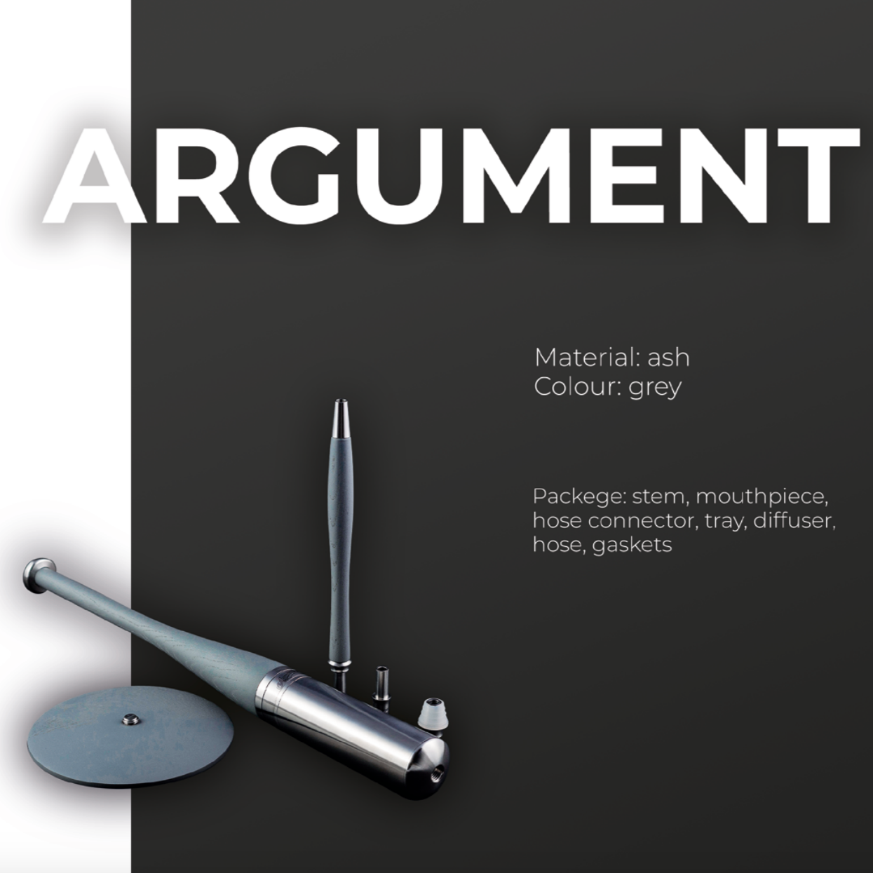 Union Hookah - Argument Grey