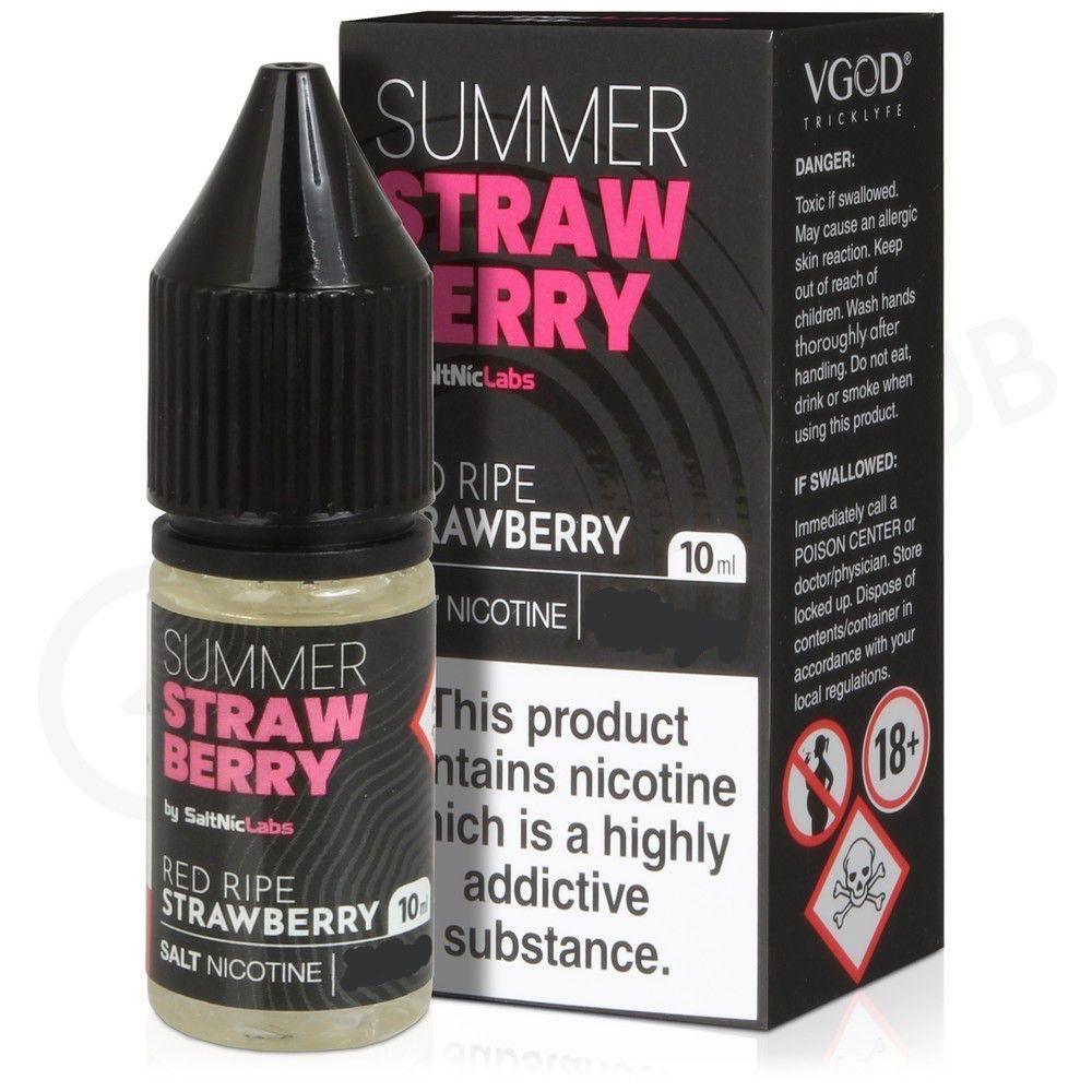 VGOD Summer Strawberry 10ml ELiquid | 25mg - Shishabox