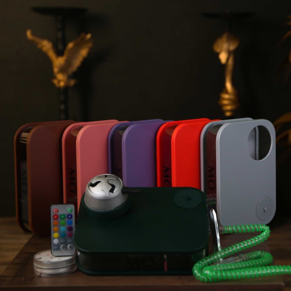 Office Rectangular Shisha (Solid Color) - أرجيلة مكتبية مستطيلة