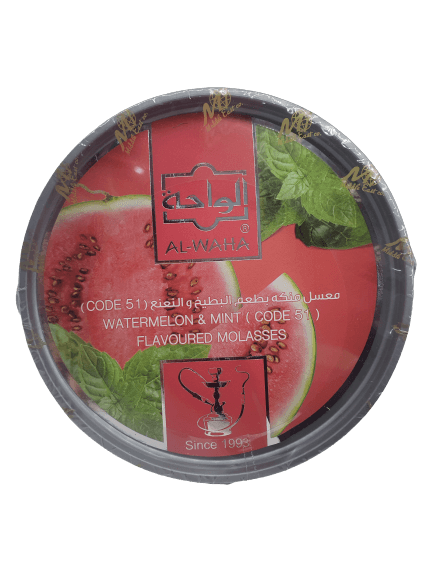 Al Waha Molasses Watermelon and Mint - معسل الواحة بطيخ ونعنع - Shishabox