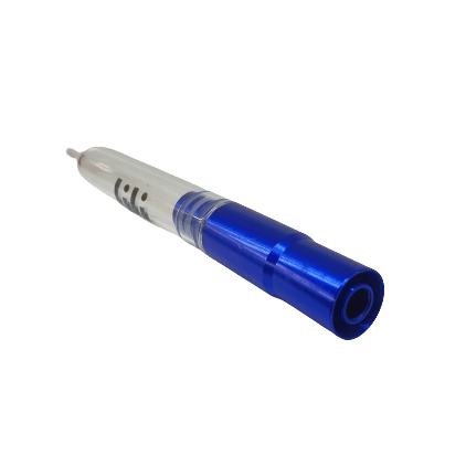 Lili Silicone Hose Glass Mouthpiece Blue - Shishabox