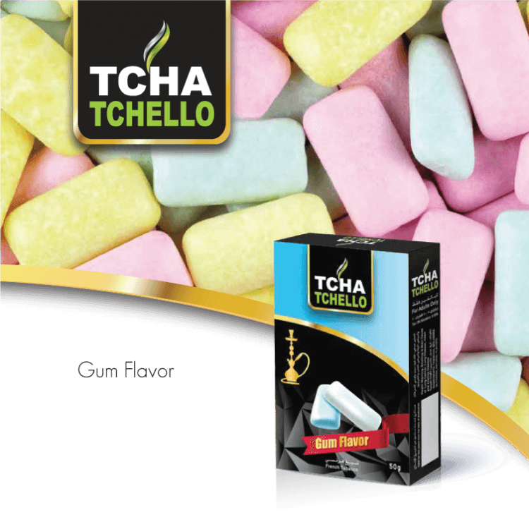 Tcha Tchello Molasses Gum - معسل تشا تشيللو علكة - Shishabox