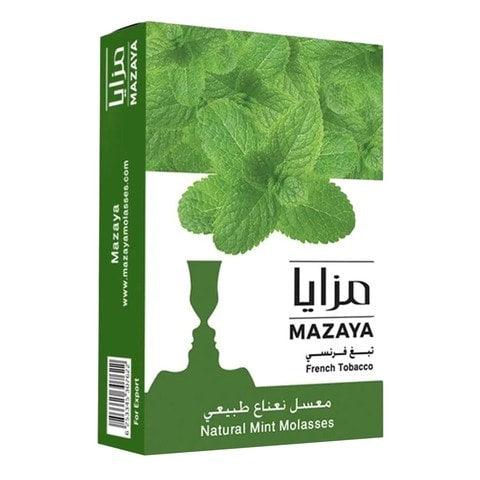 Mazaya Molasses Mint - معسّل مزايا نعناع أشقر⁩ - Shishabox