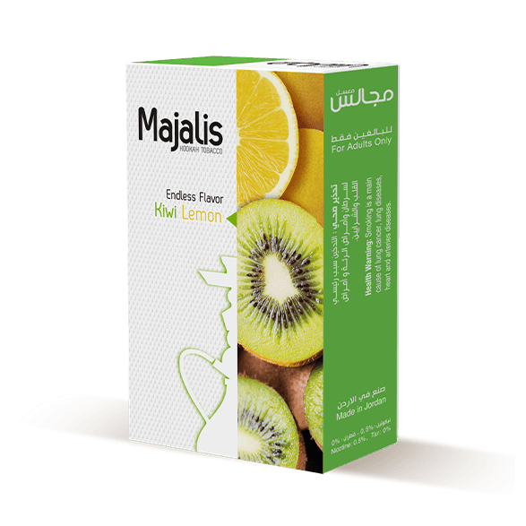 Kiwi and Lemon Majalis Molasses - معسّل مجالس كيوي و ليمون - Shishabox